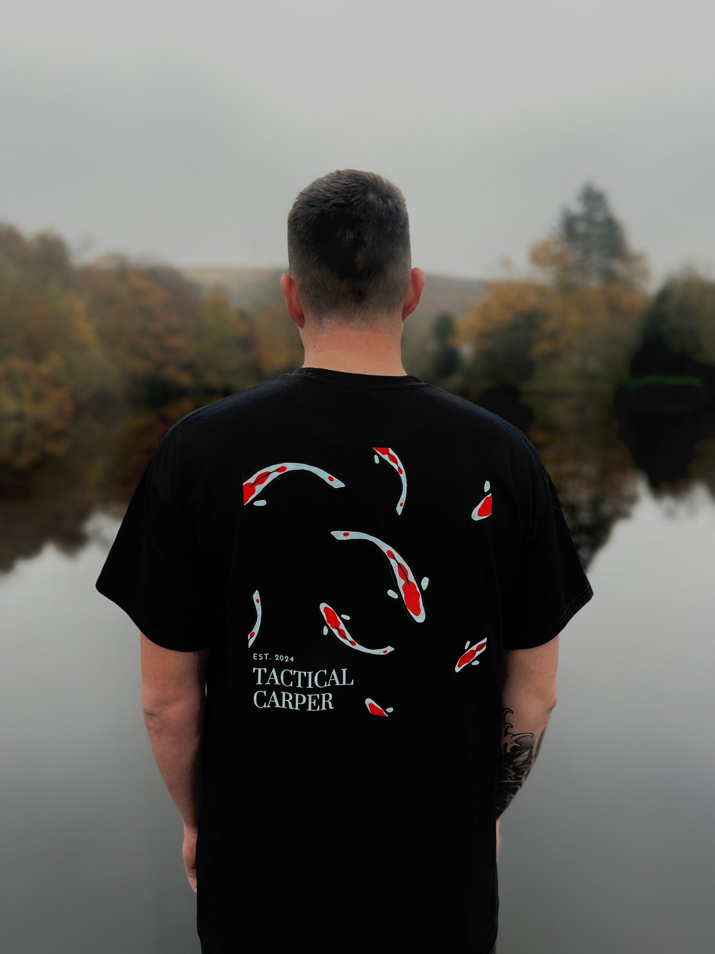 The Red “Mini Koi” Tee