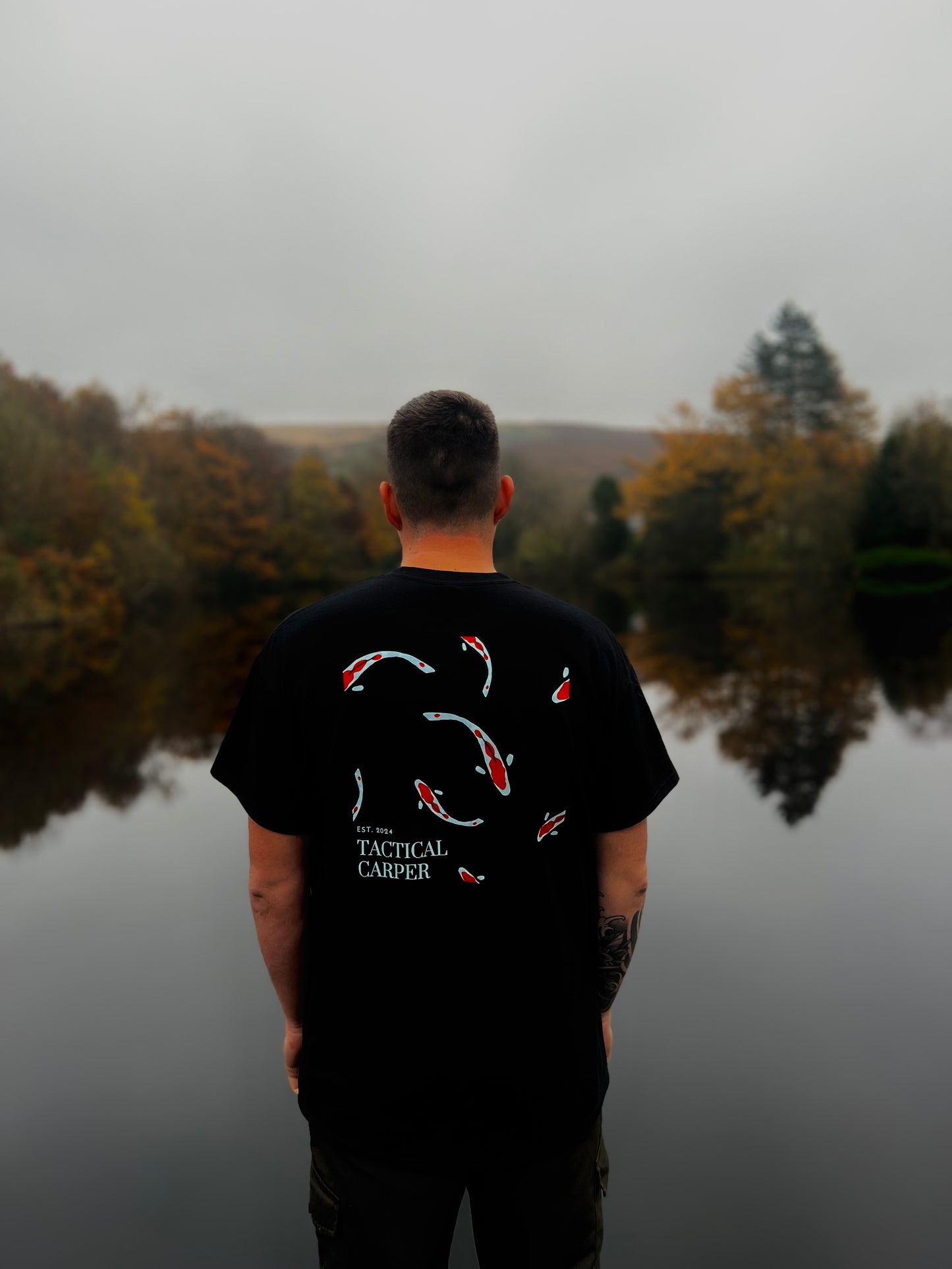 The Red “Mini Koi” Tee